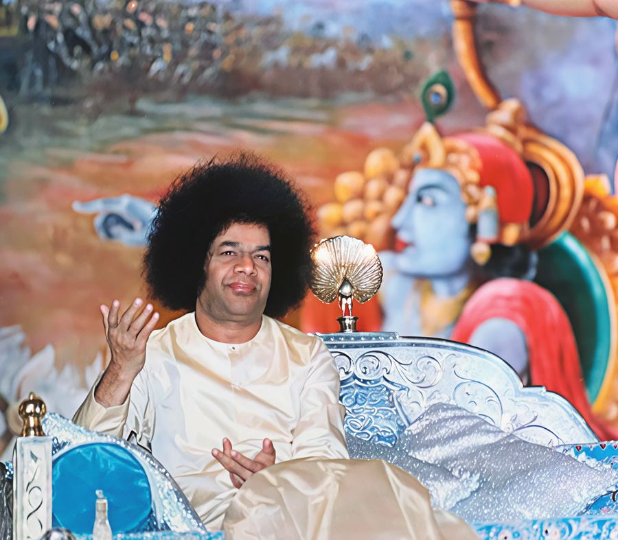 Photograph — Swami Discourse on Health 1983 - Hospital Anniversary
