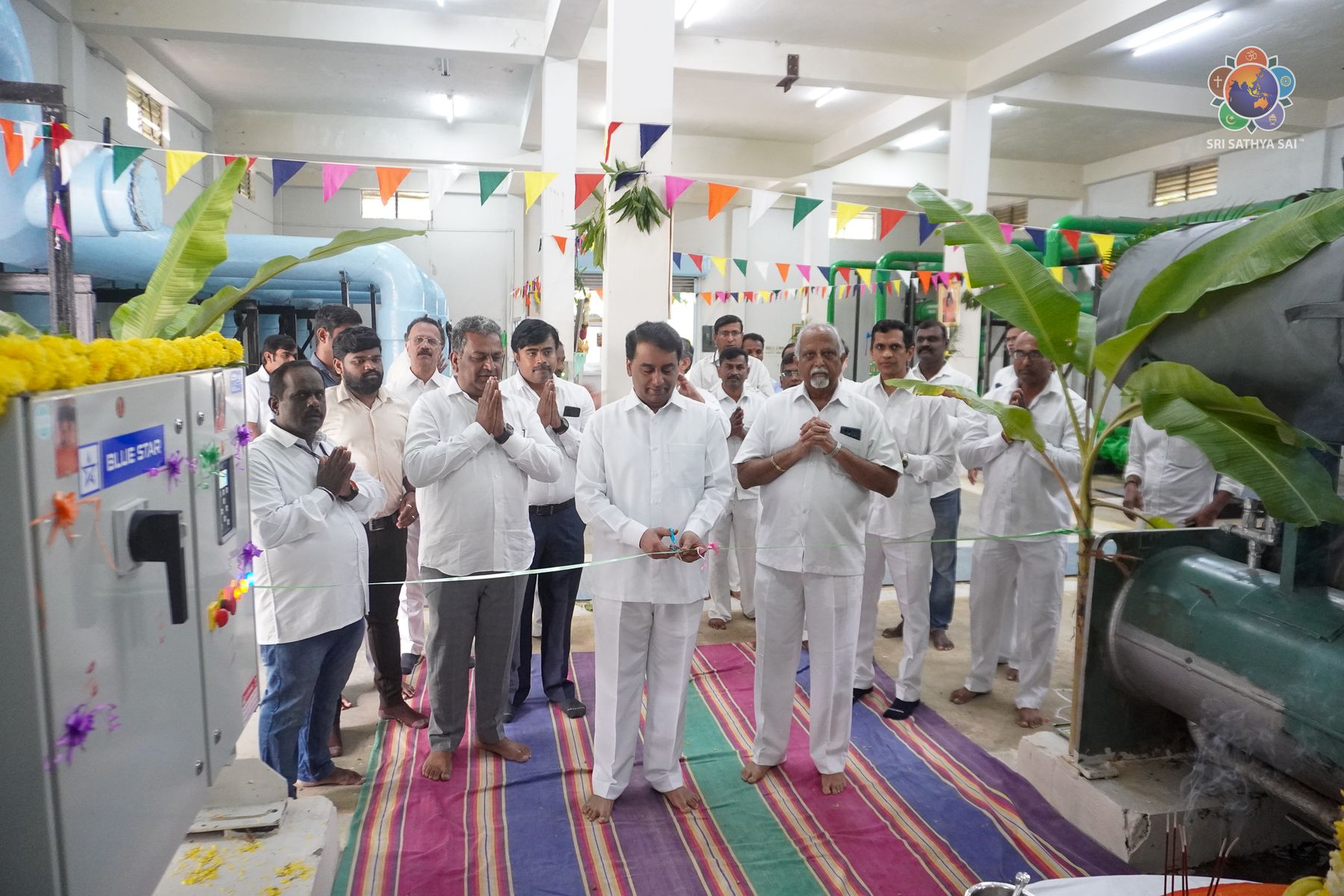 Inauguration of the Bluestar chiller plant