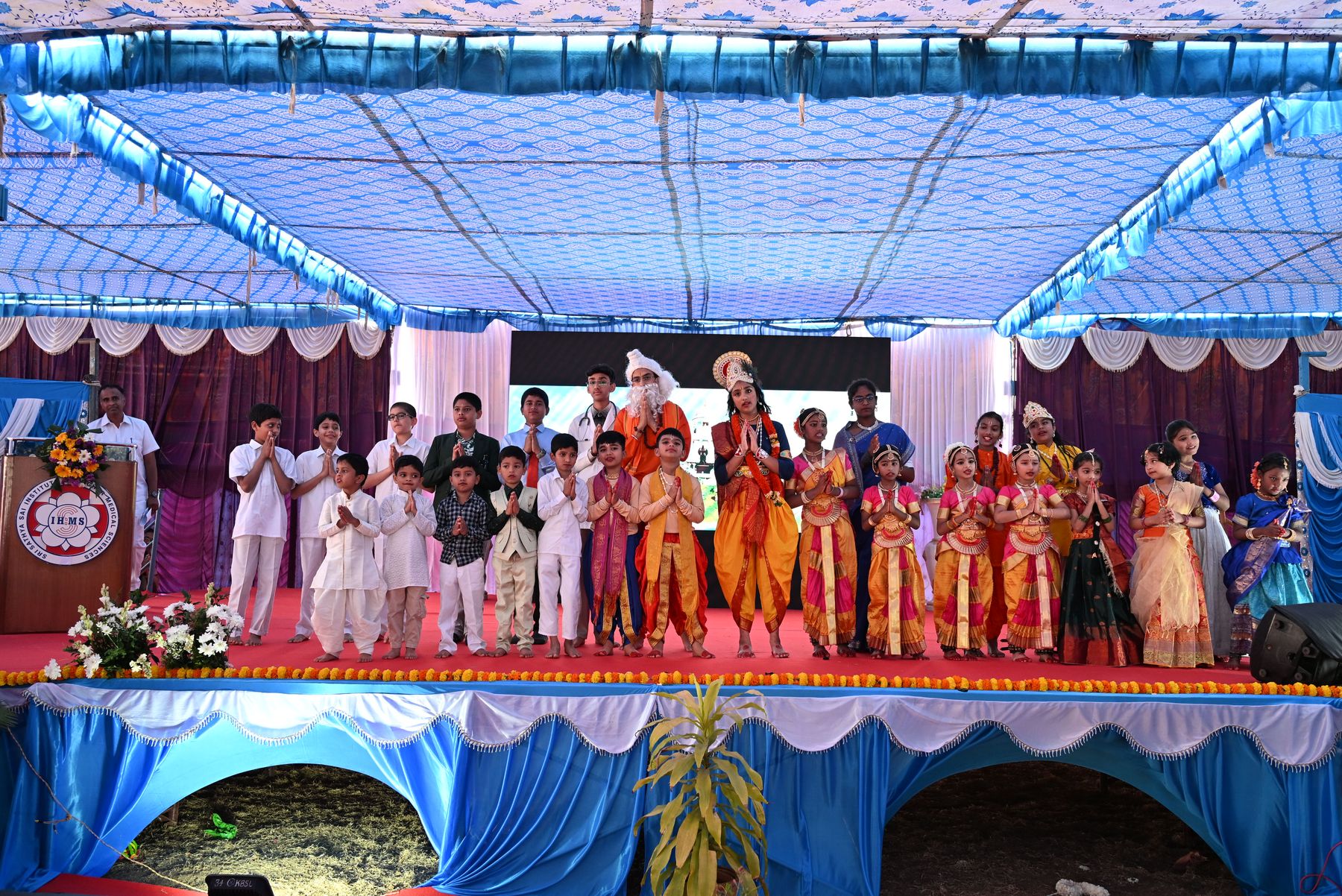 Balvikas children on stage