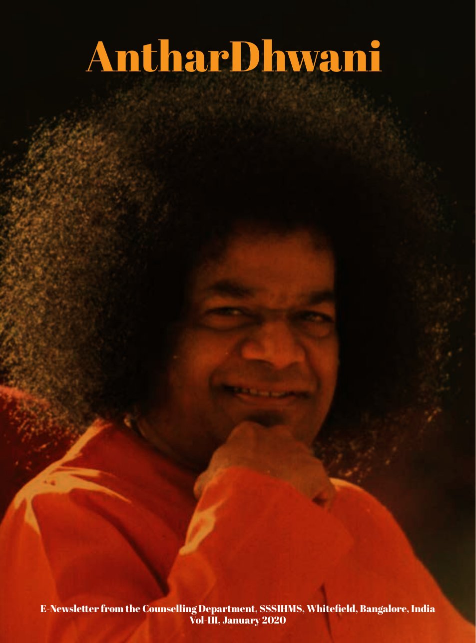 Front cover of Anthar Dhwani, Vol. III · January 2020