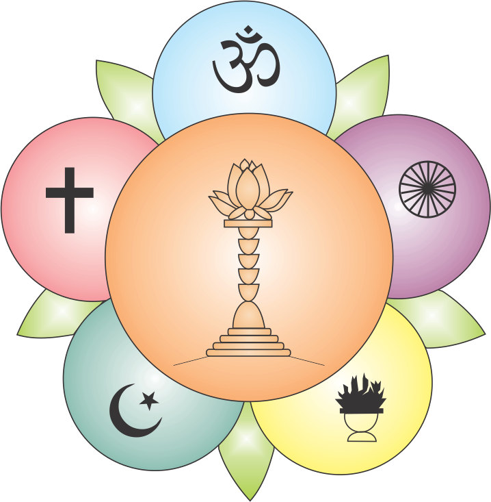 Sarva Dharma emblem