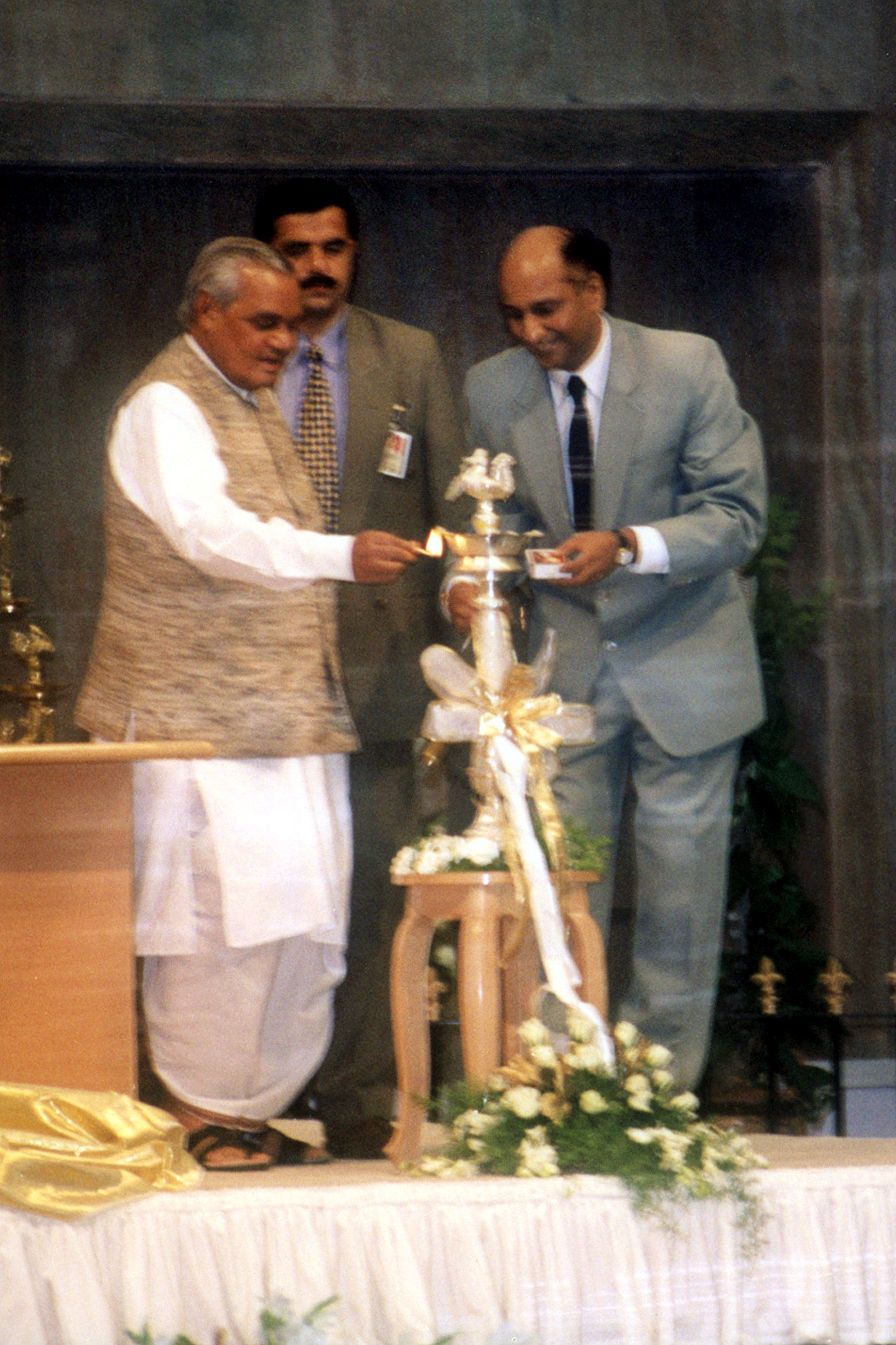 Sri Atal Behari Vajpayee, PM Lighting the Lamp