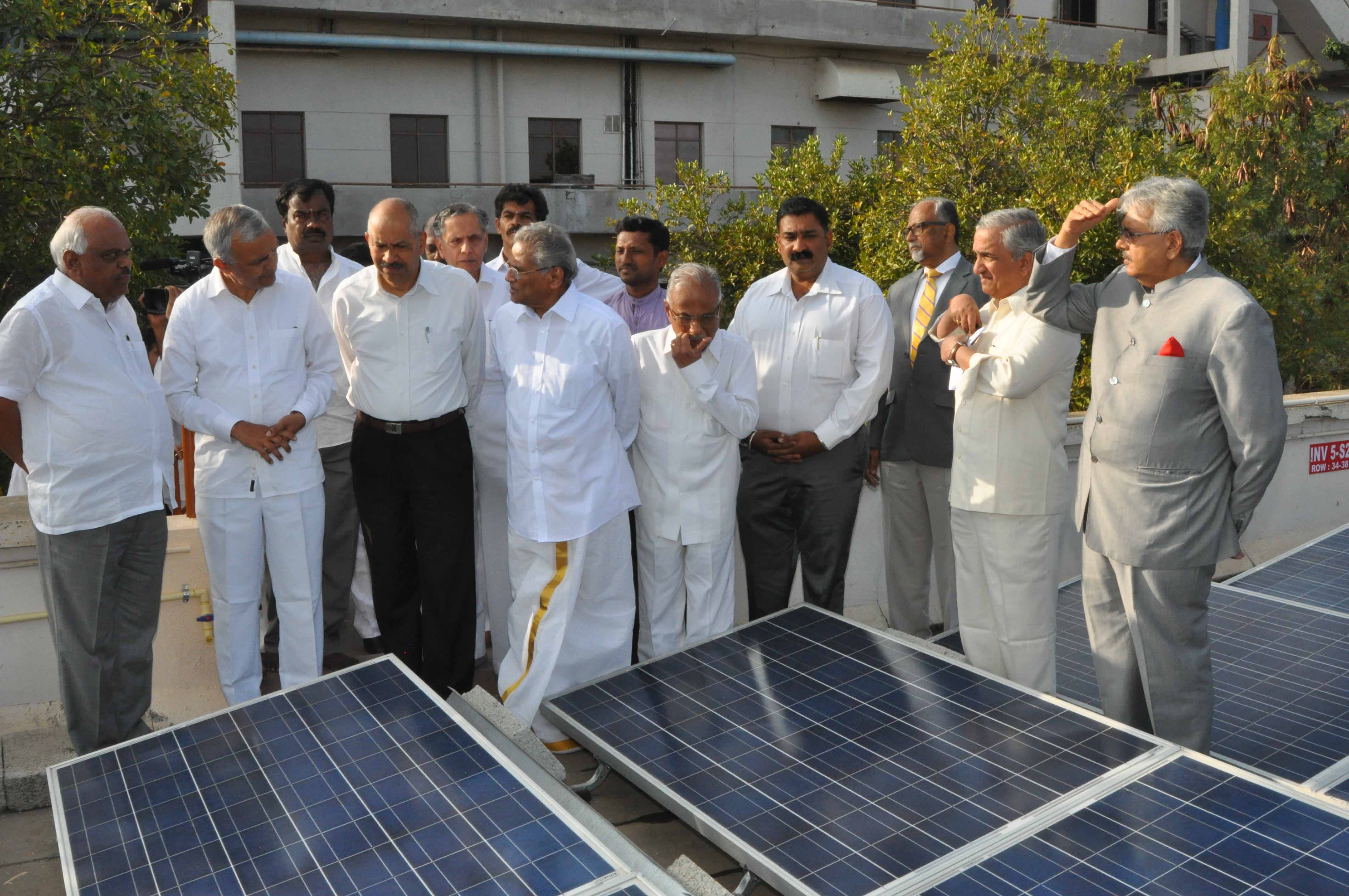 At solar site