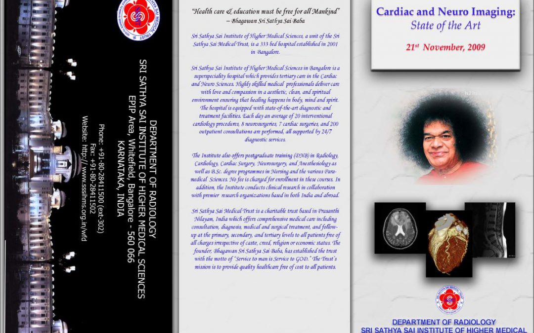 SACRED-1: 21-Nov-2009 – (Neuro and Cardiac Imaging : State Of the Art)
