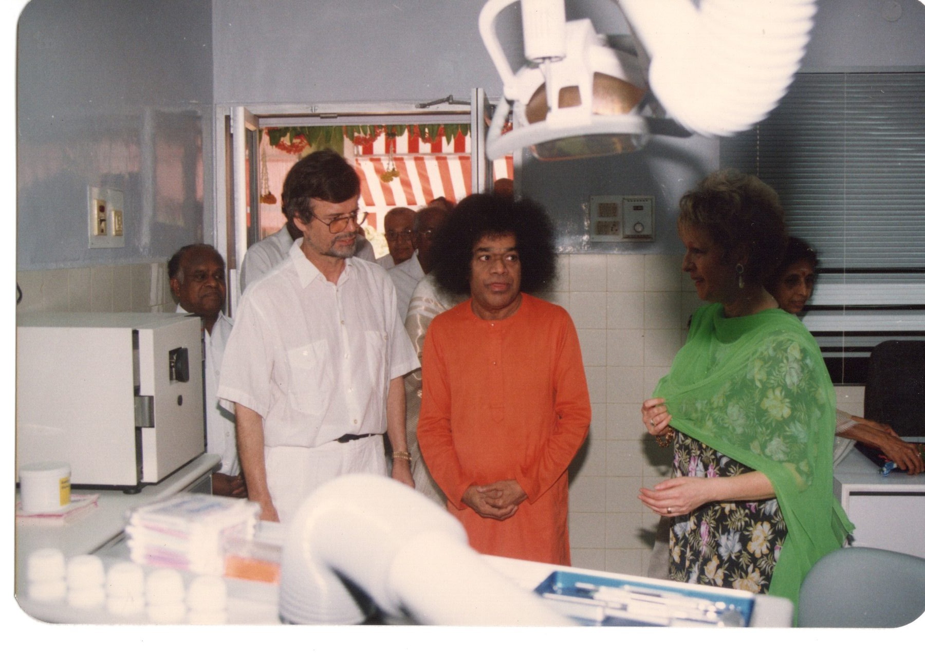 At the dental clinic inauguration