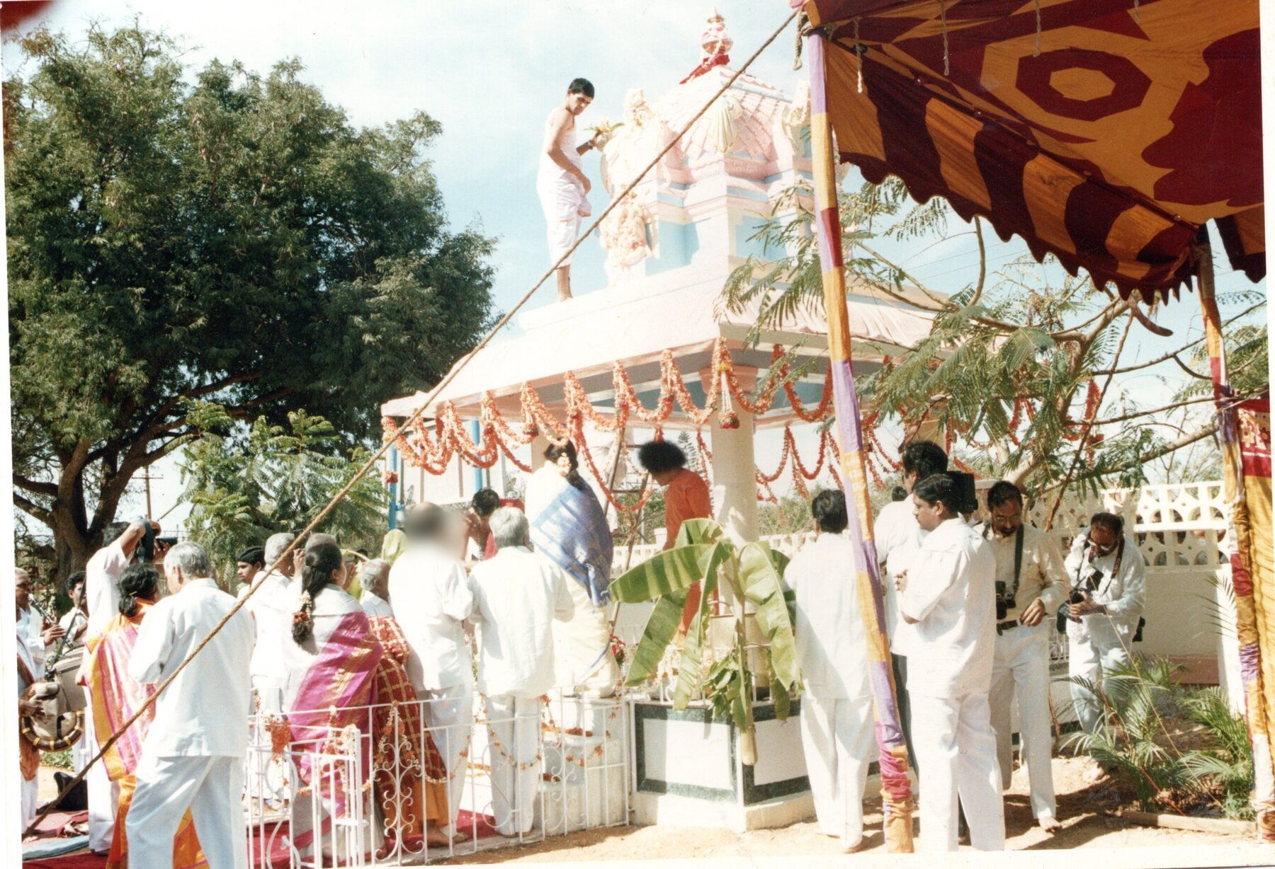Consecration of the Ganesha shrine
