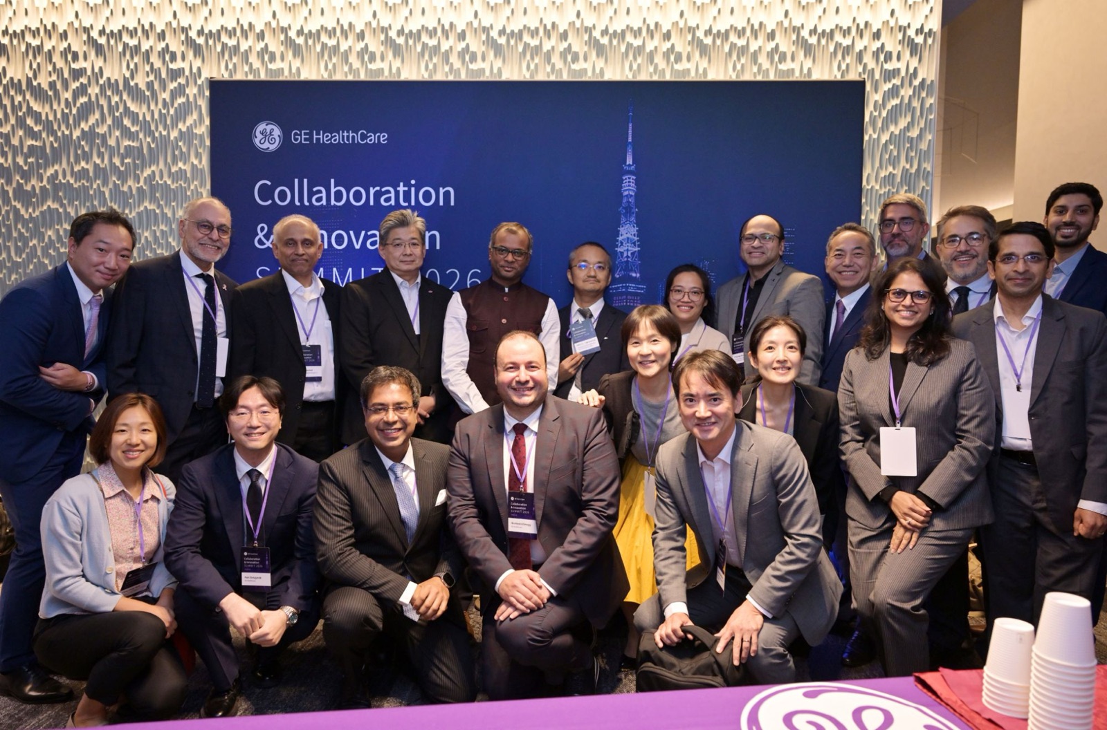 Speakers and the GE HealthCare team at CIS 2026, Tokyo