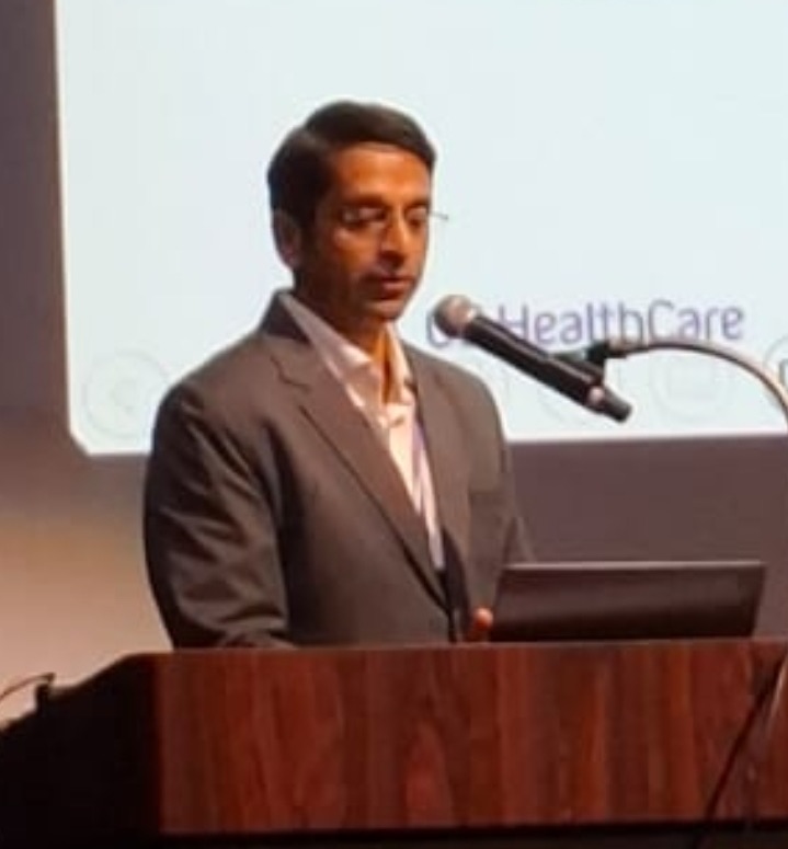 Dr. Srikanth Sola at the podium, CIS 2026