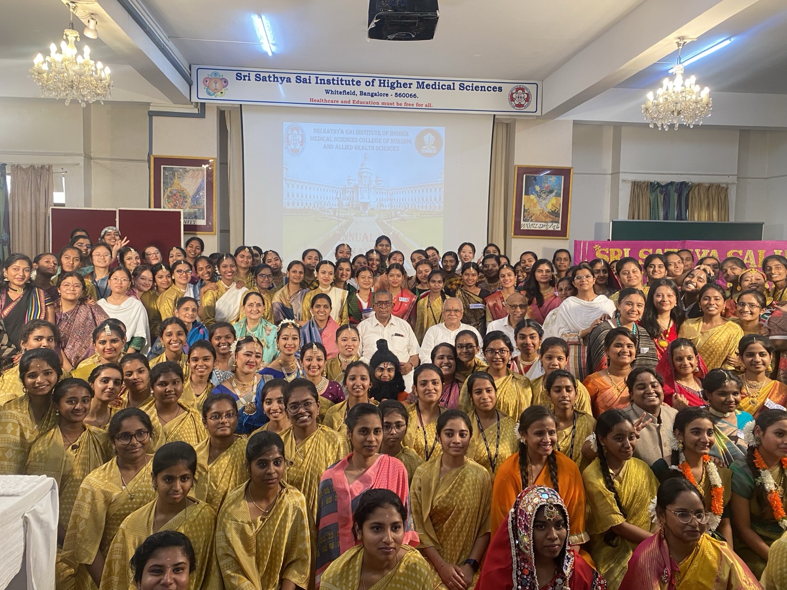 Students, faculty and guests at Annual Day 2025