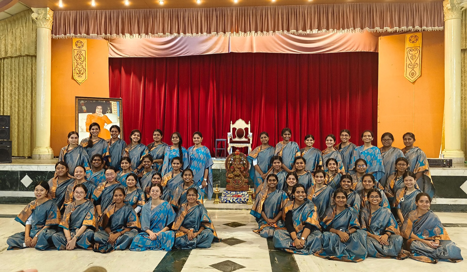 Nursing students at the Gratitude Programme, Brindavan