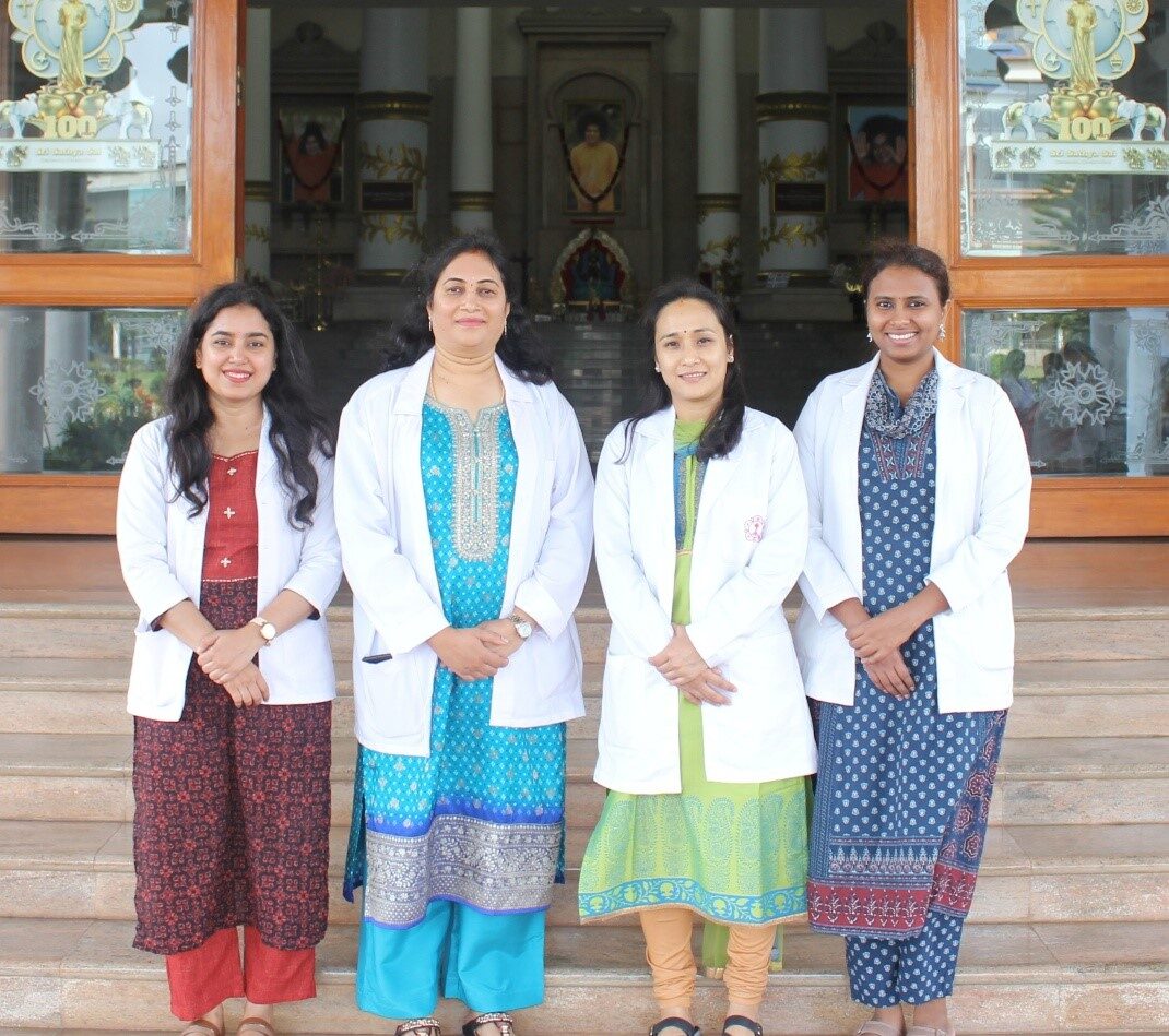 The four consultants of the Obstetrics and Gynaecology department